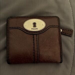 Fossil Dark Brown Leather Wallet